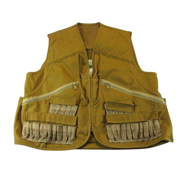 Gander Mountain Other - Gander Mountain Mens Vest M Brown Chukar Bird Hunting Canvas Outdoor Vintage